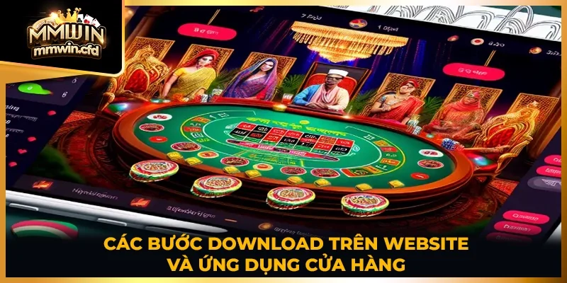 Các bước download trên website và ứng dụng cửa hàng