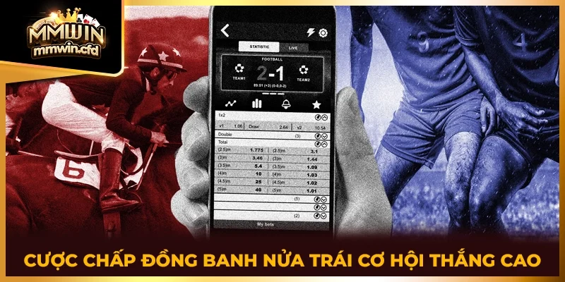 Cược chấp đồng banh nửa trái cơ hội thắng cao